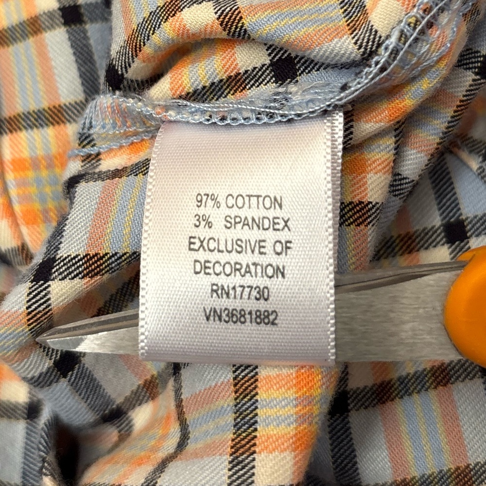 Paul & Joe Target Womens Small Pearl Button Plaid Embroidered Western - Picture 7 of 16